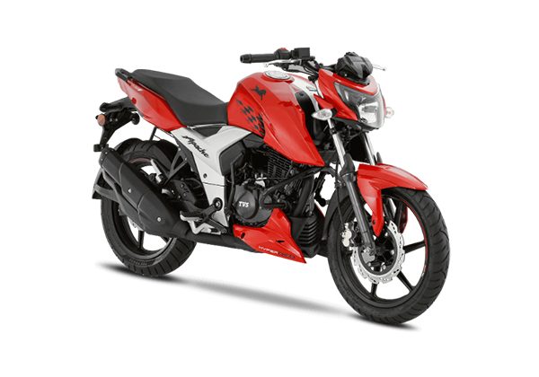 tvs apache 160 4v price on road